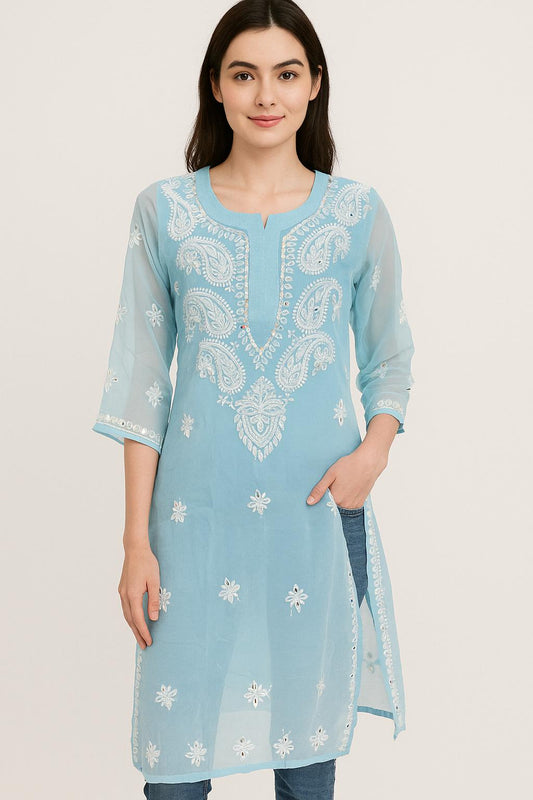 Chikankari Kurti